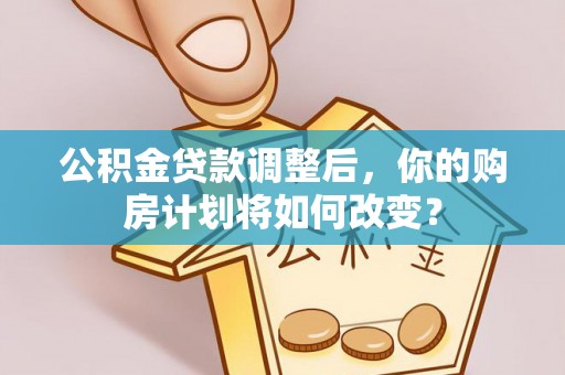 润州公积金贷款调整后，你的购房计划将如何改变？