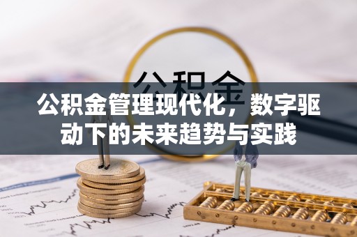 润州公积金管理现代化，数字驱动下的未来趋势与实践