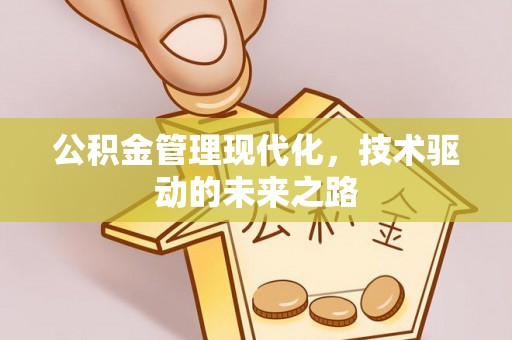 润州公积金管理现代化，技术驱动的未来之路